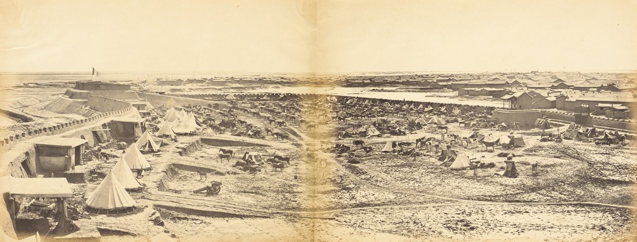 Interior of Pehtang Fort Showing Probyn