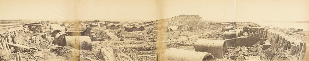 Interior of the North Fort Taku After Its Capture on August 21, 1860 by Felice Beato