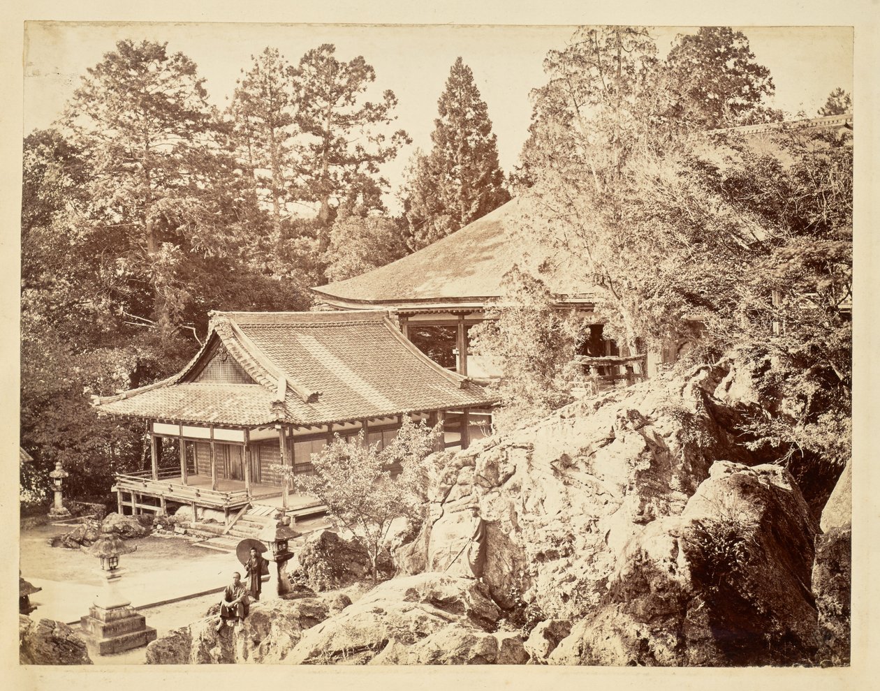 Ishiyama-dera Temple by Felice Beato