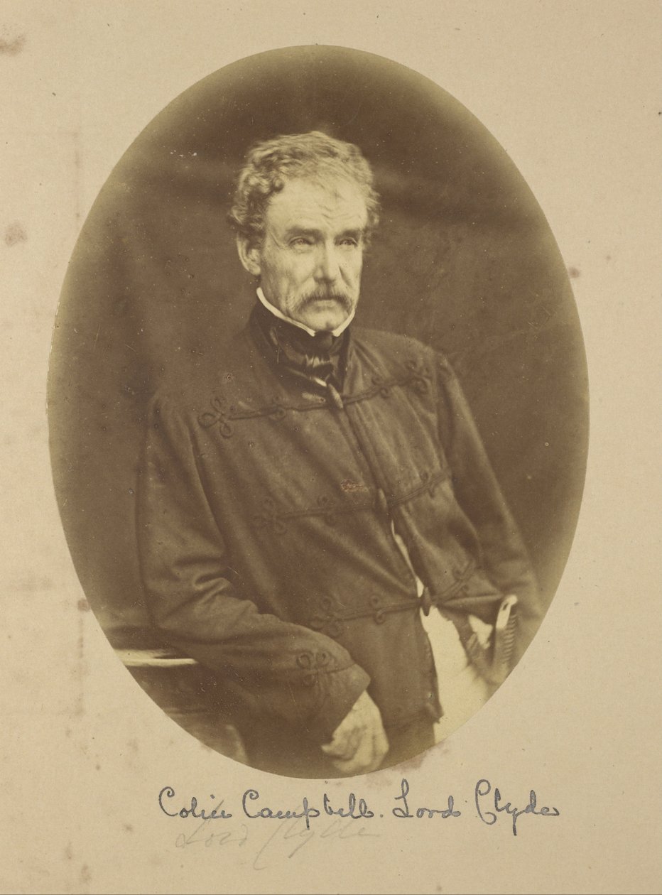 Portrait of Sir Colin Campbell Lord Clyde, Commander-in-Chief in India by Felice Beato