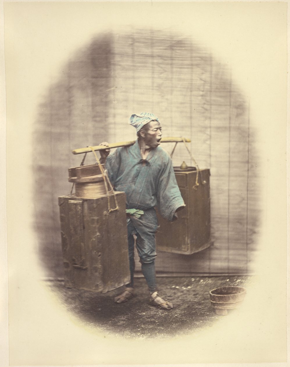 Sake Seller by Felice Beato