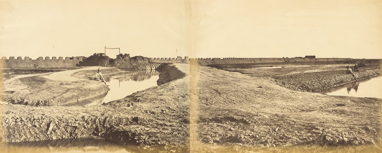 Tangkoo Fort After Its Capture, Showing the French and English Entrance, August 10, 1860 by Felice Beato