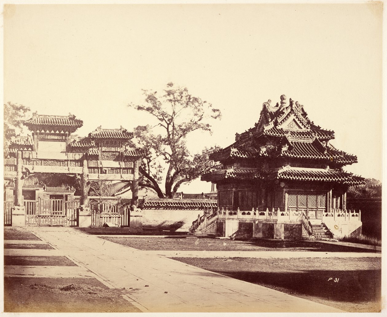 The Great Imperial Palace, Beijing by Felice Beato