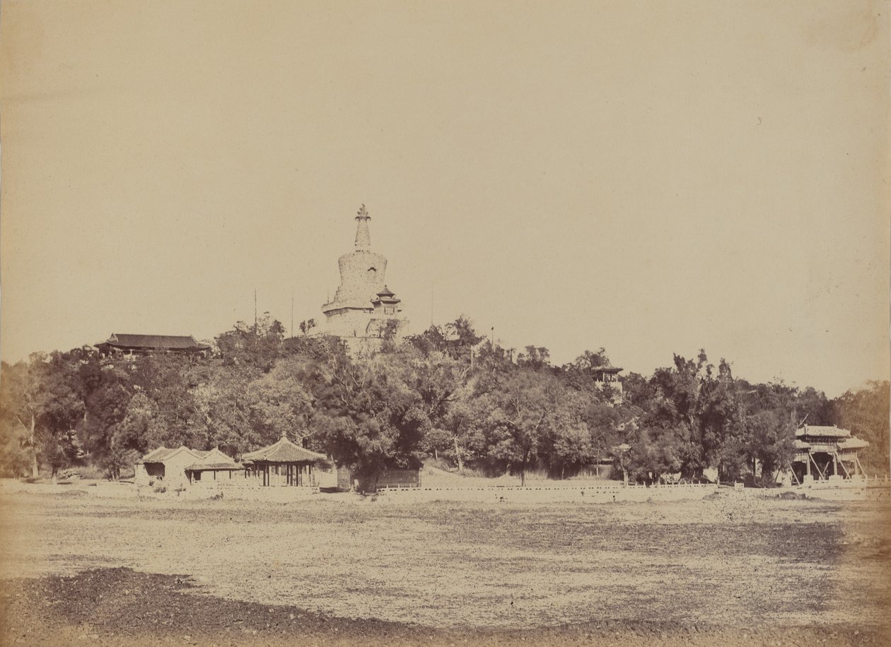 The Great Pagoda in the Imperial Winter Palace, Beijing, October 29, 1860 by Felice Beato