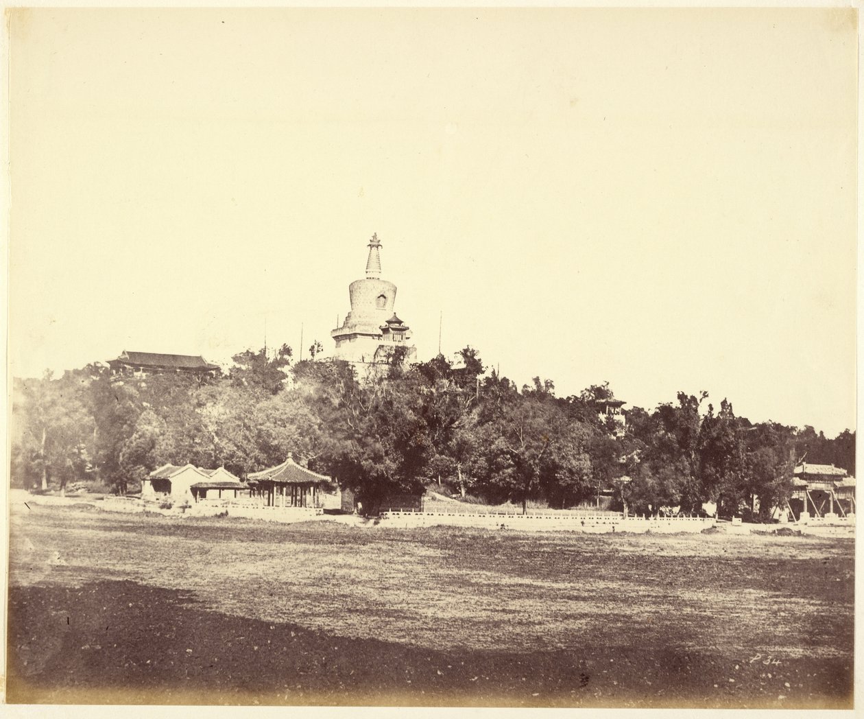 The Great Pagoda in the Imperial Winter Palace, Peking by Felice Beato
