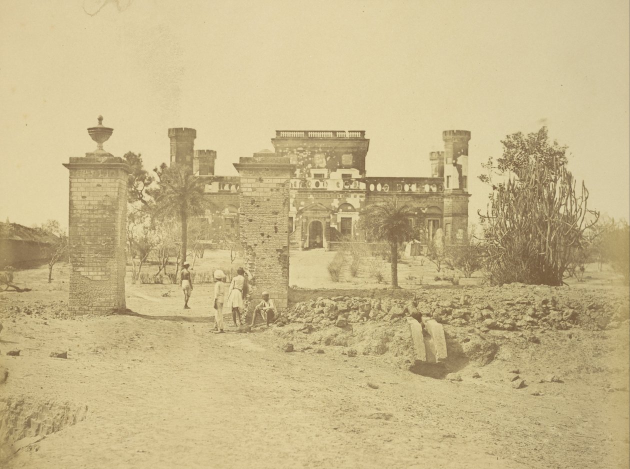 The Khurshid Munzil or 32nd Mess House by Felice Beato