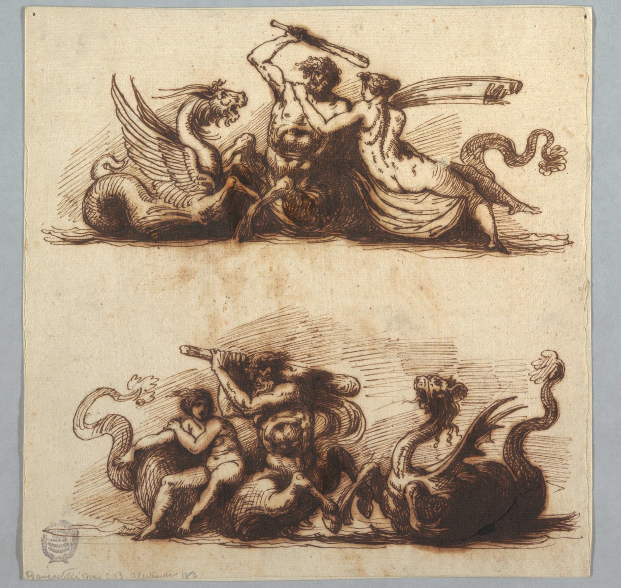 Bythos and Aphros by Felice Giani