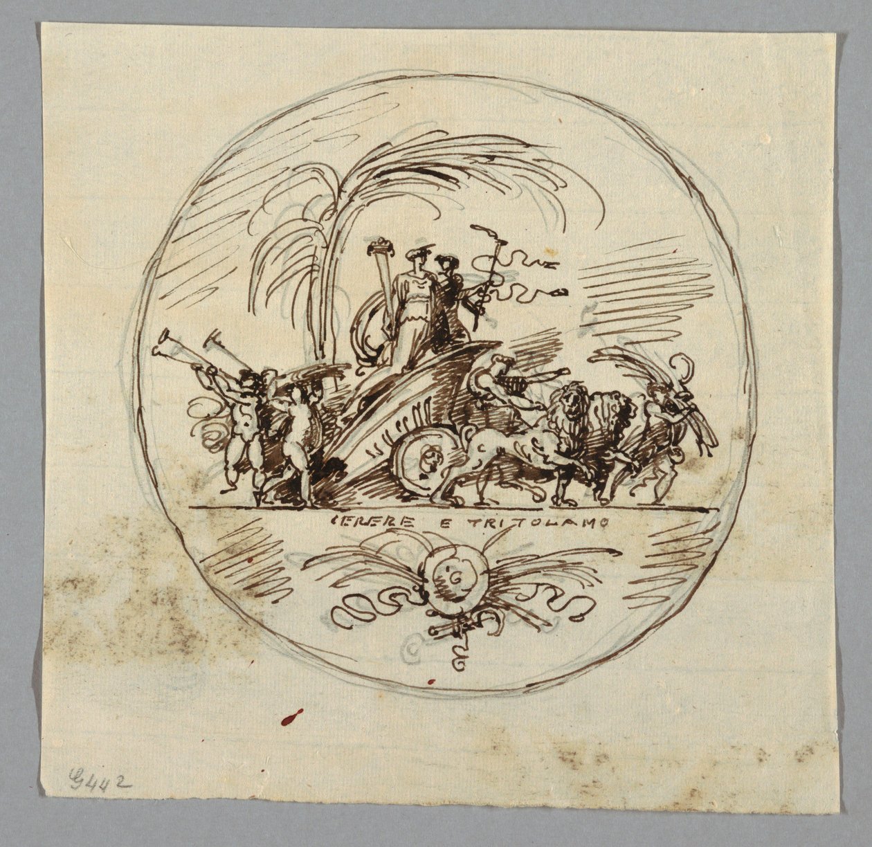 Ceres and Triptolemus by Felice Giani