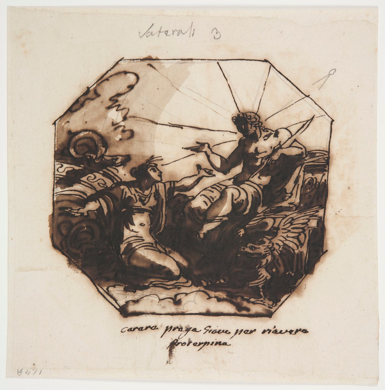 Ceres Asks Jupiter for Return of Proserpina by Felice Giani