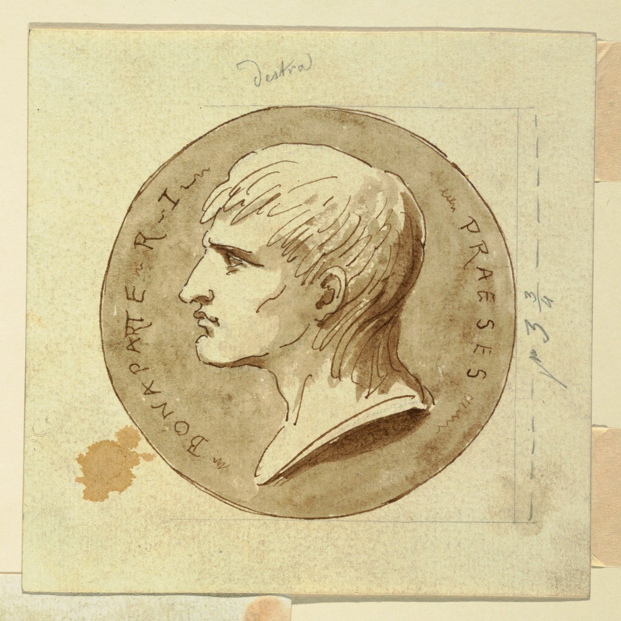 A Medal of Napoleon Bonaparte as President of the Italian Republic, verso; Hebe Gives Immortality to Hercules