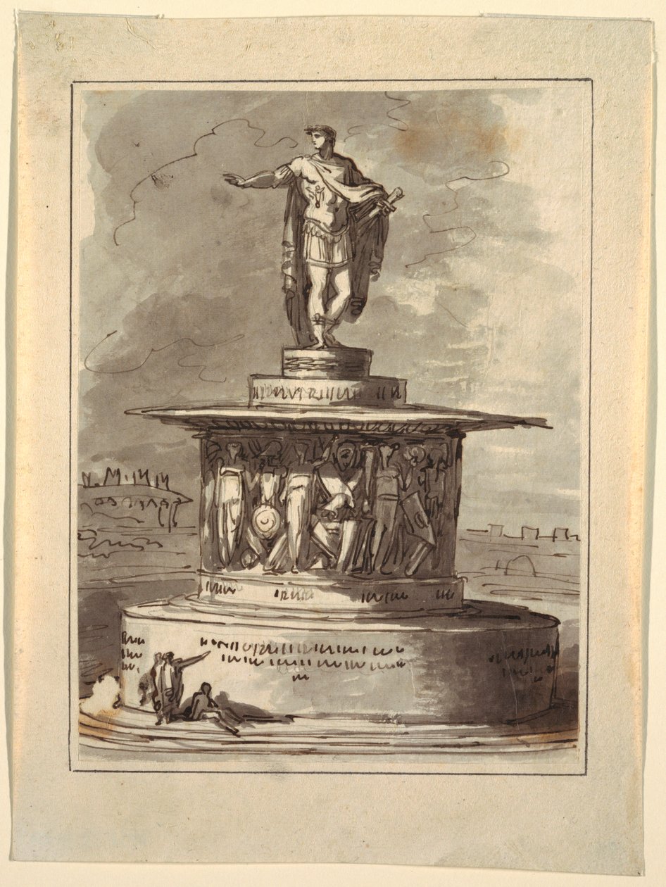Project for a Monument for Foro Bonaparte, Milan, 1800, 1810–20 by Felice Giani