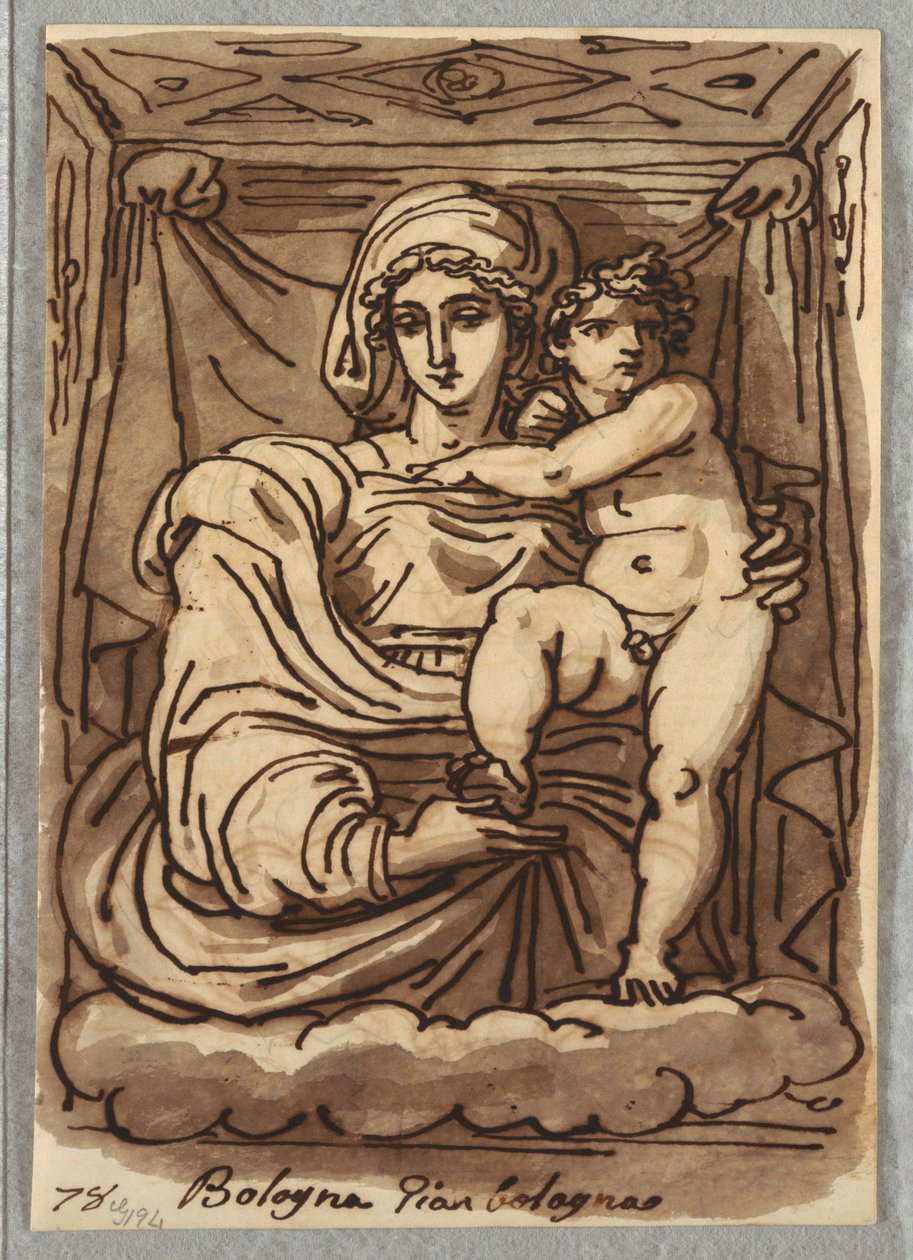 Madonna and Child by Felice Giani