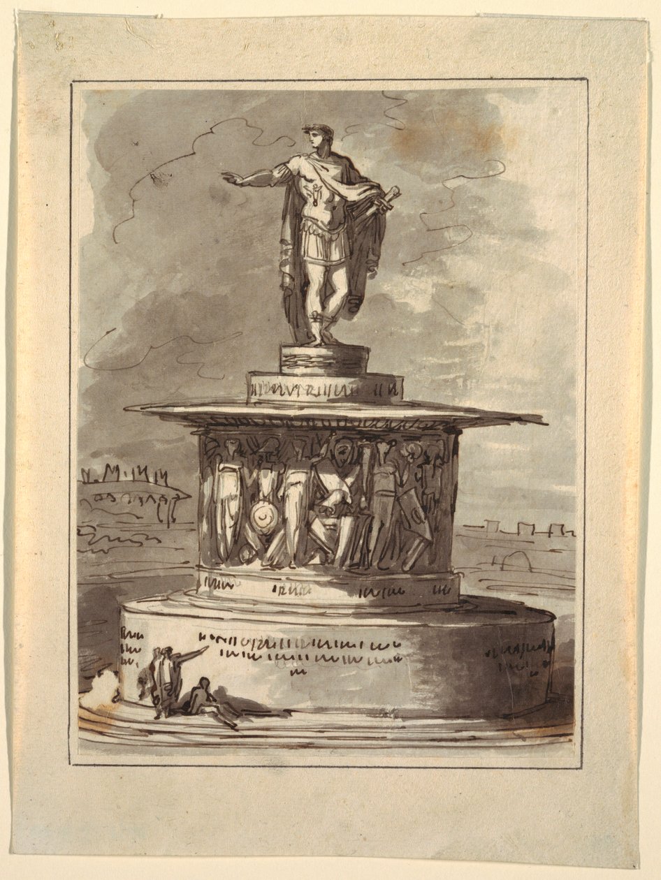 Project for a Monument for Foro Bonaparte, Milan, 1800 by Felice Giani