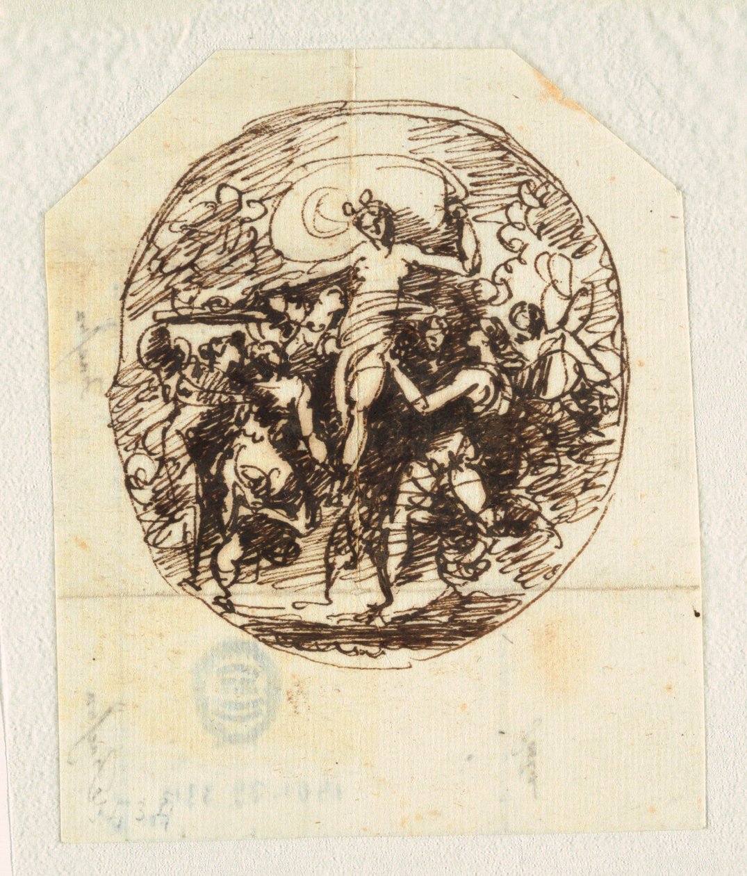 The Triumph of Venus designed for the bedroom of Palazzo Milzetti, Faenza by Felice Giani