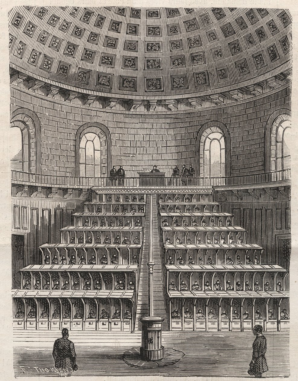 Paris - Prison de la Petite Roquette (prison for women and adolescents) by Felix (after) Thorigny