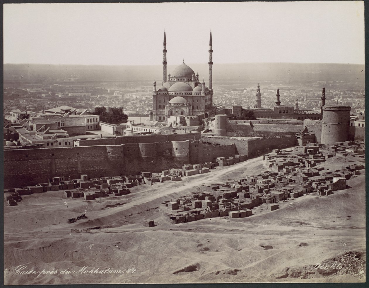 Cairo Near Mokkatam by Félix Bonfils