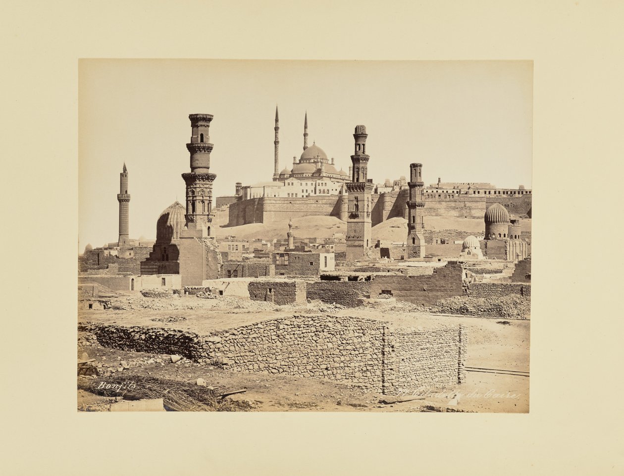 Citadel of Cairo by Félix Bonfils