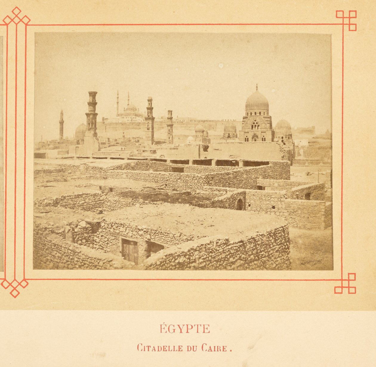 Citadel of Cairo by Félix Bonfils