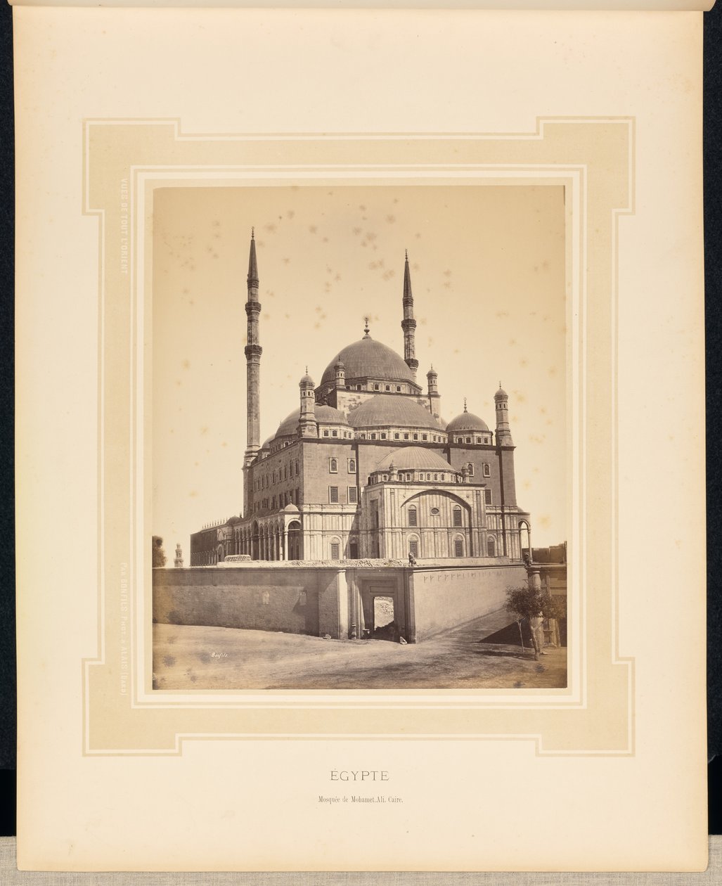 Egypt: Mosque of Muhammad Ali, Cairo by Félix Bonfils