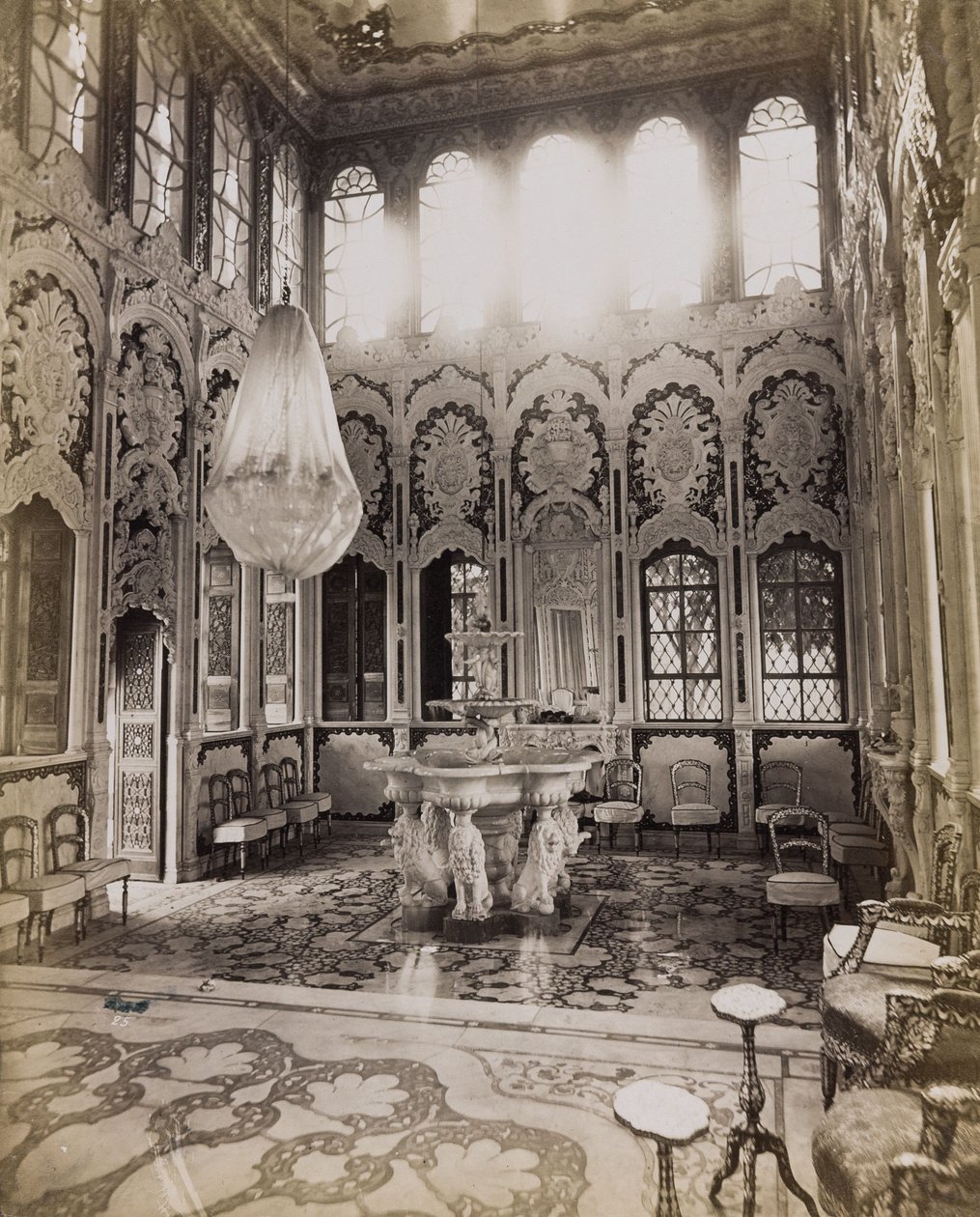 Interior of a House in Damascus by Félix Bonfils