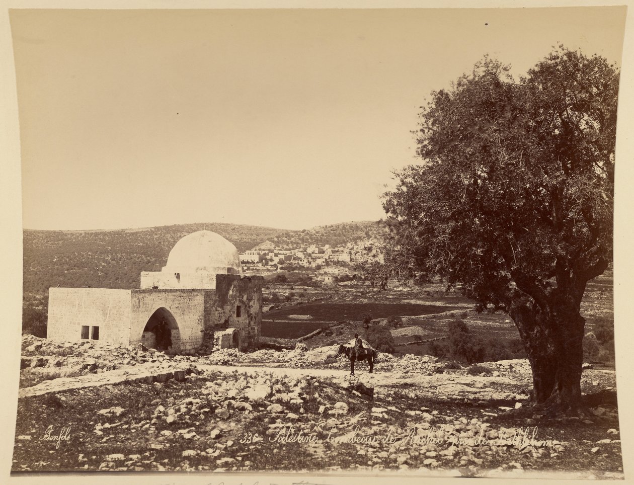 Palestine. Tomb of Rachel, near Bethlehem by Félix Bonfils