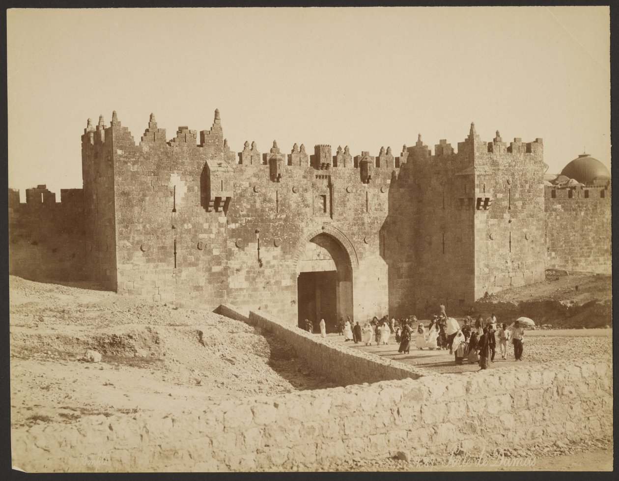 Damascus Gate by Félix Bonfils