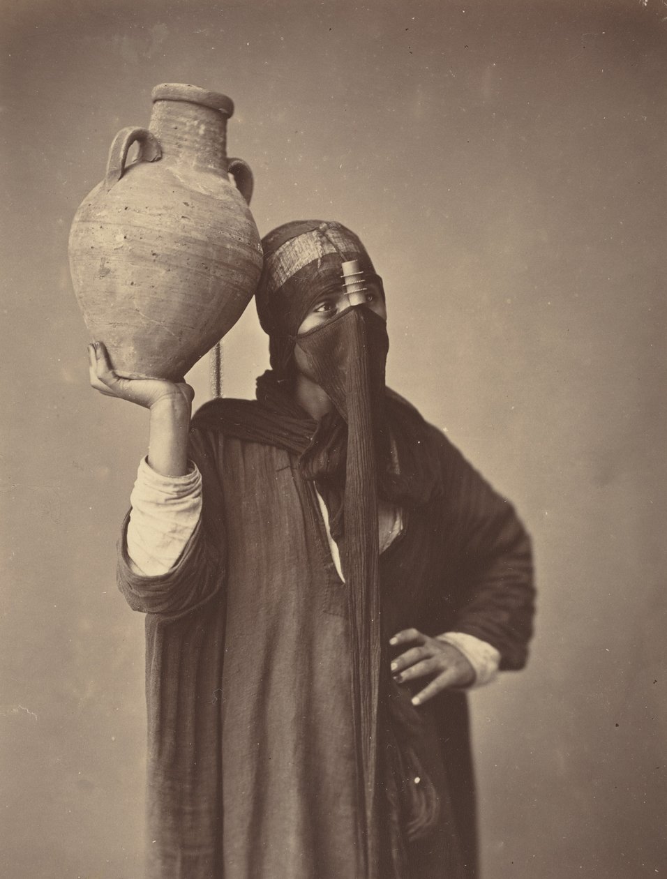 Water Carrier in Cairo, c.1870 by Félix Bonfils