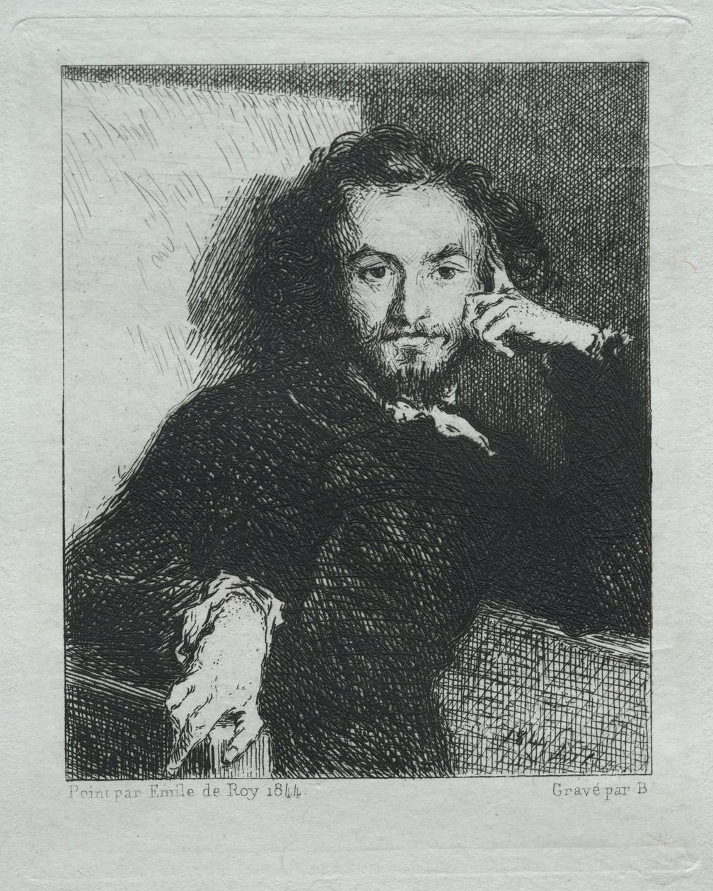 Baudelaire by Felix Bracquemond