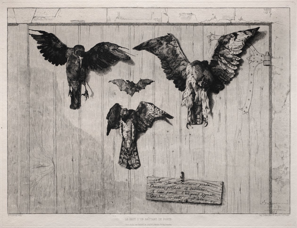 The Top of the Swing-Door by Felix Bracquemond