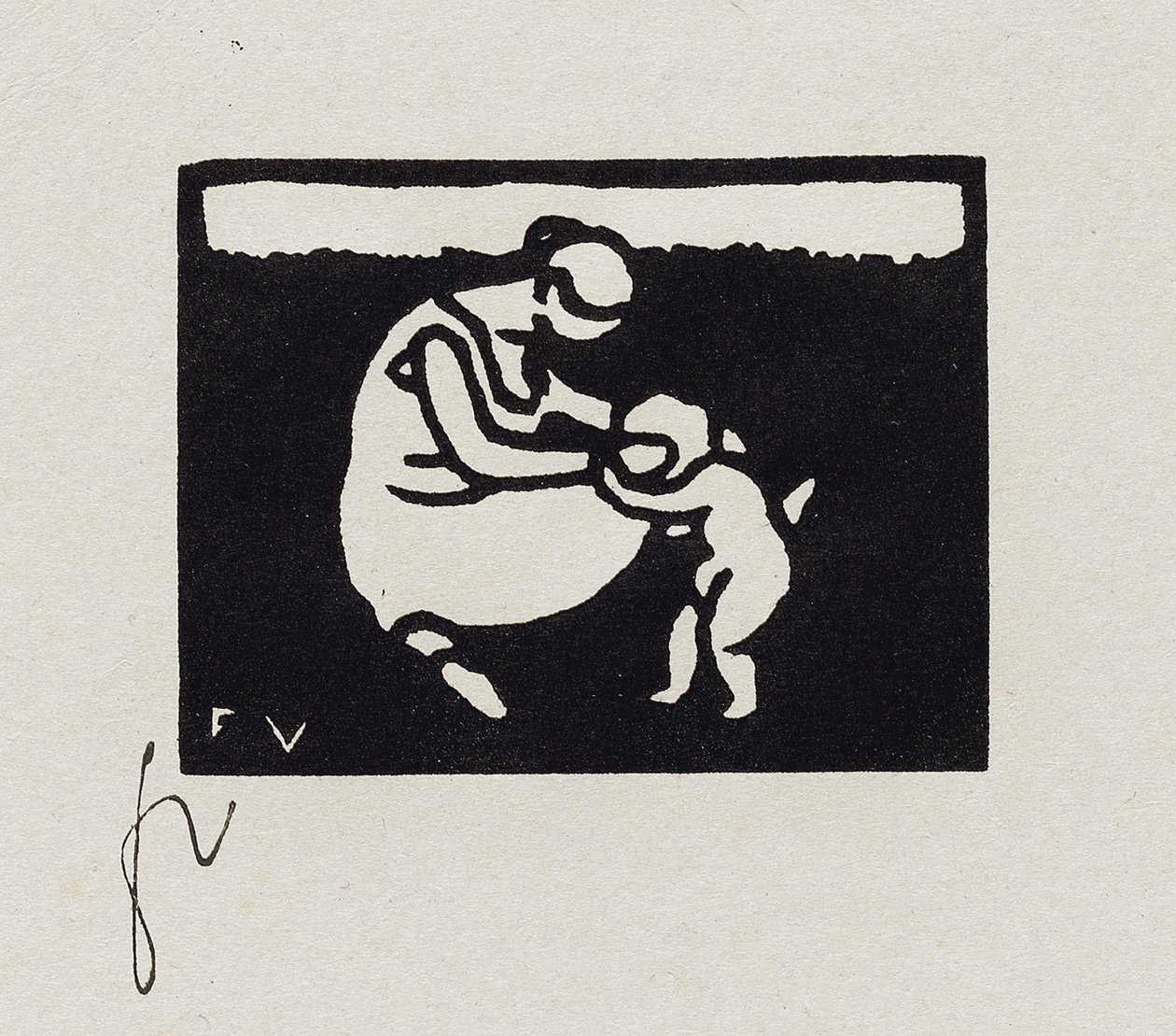 Bather with a Child, IX from 