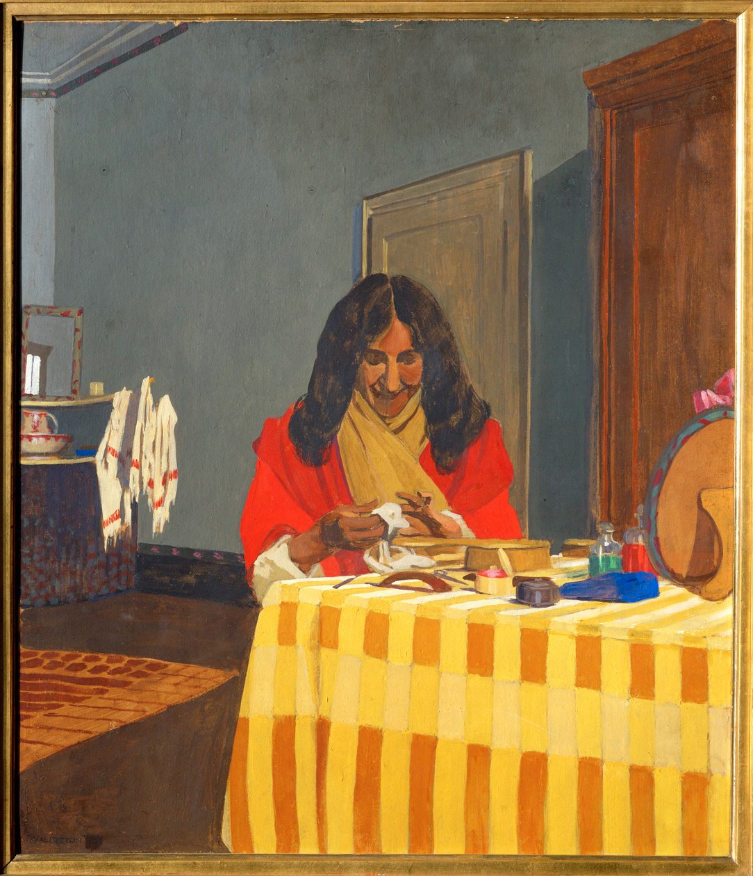 Mme. Felix Vallotton by Felix Edouard Vallotton