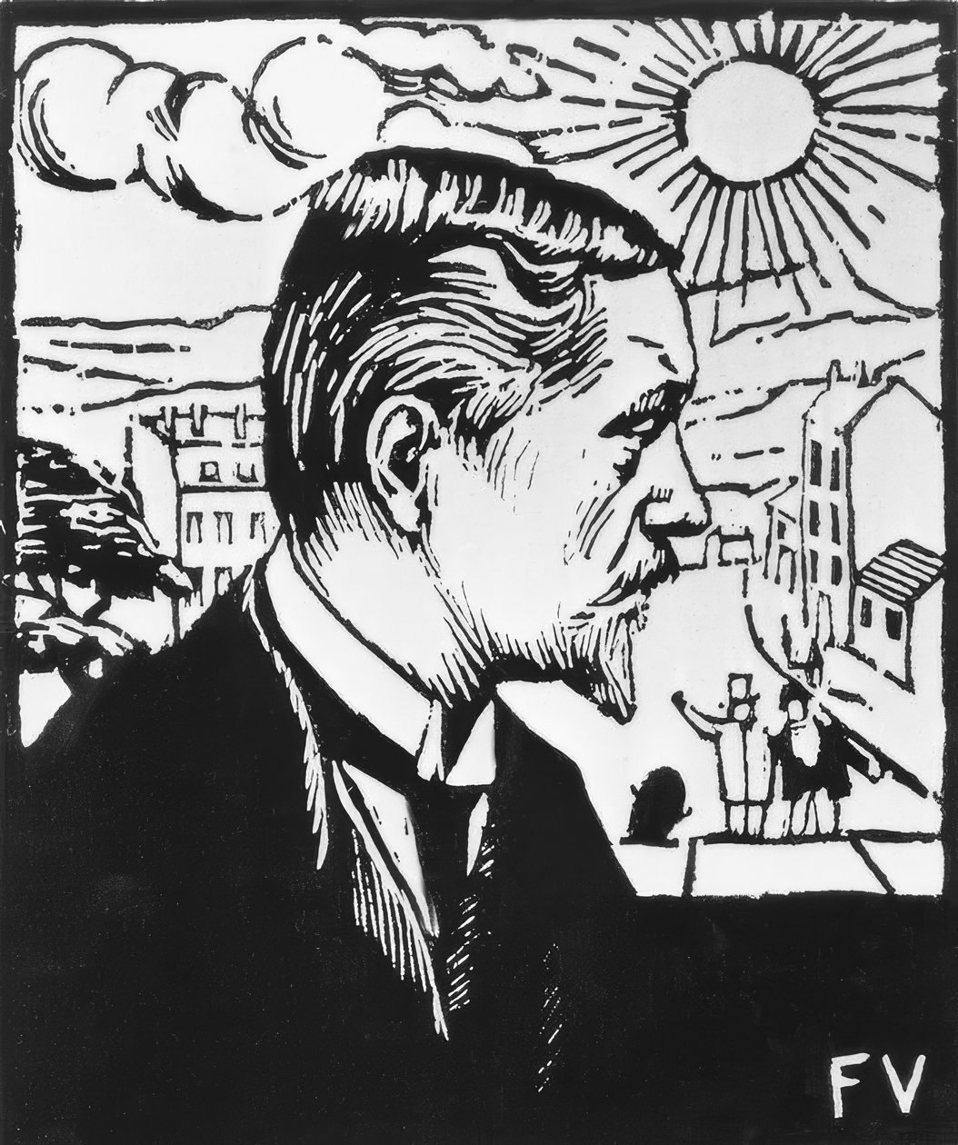 Self-Portrait by Felix Edouard Vallotton