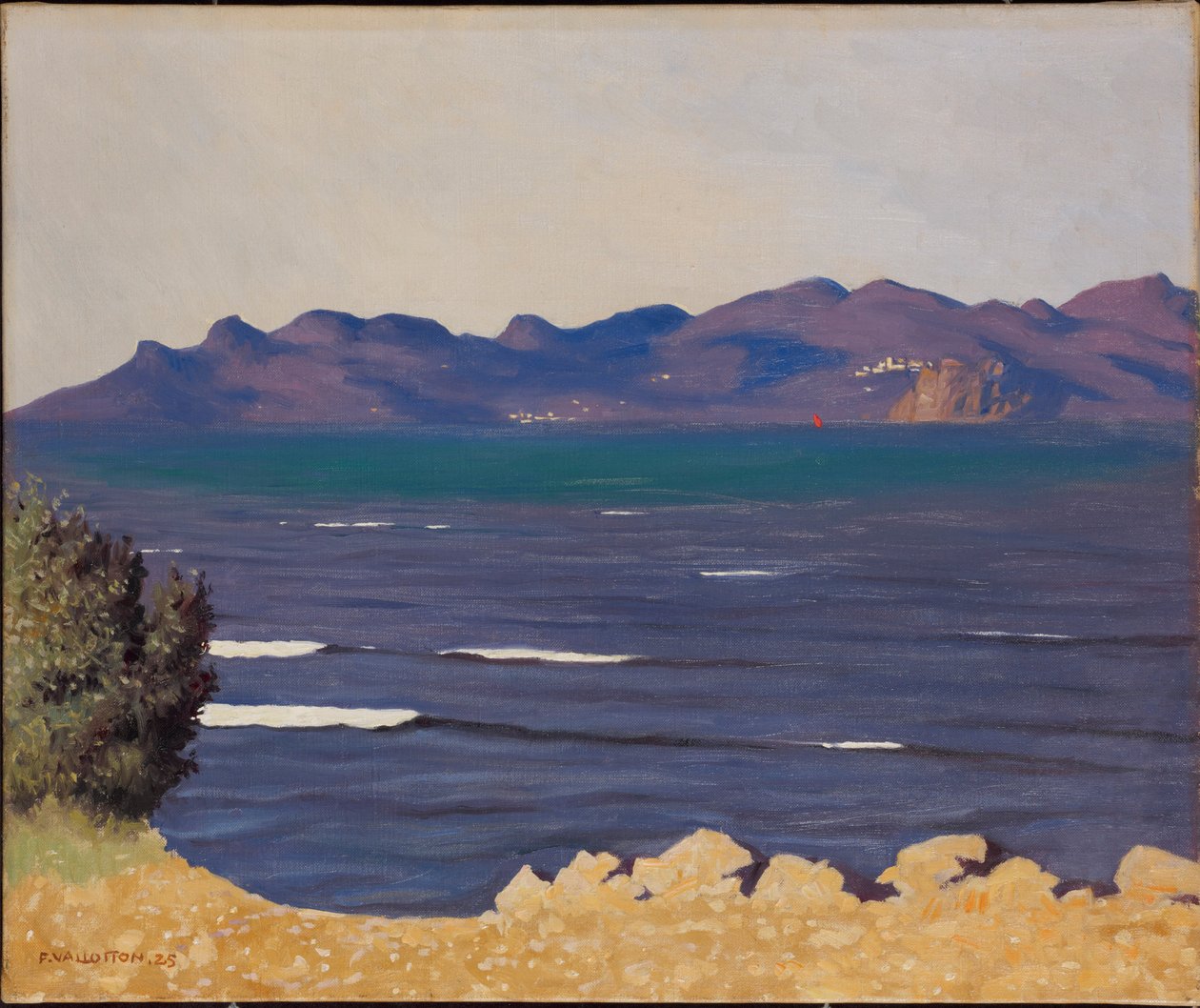 The Esterel and the Bay of Cannes by Felix Edouard Vallotton