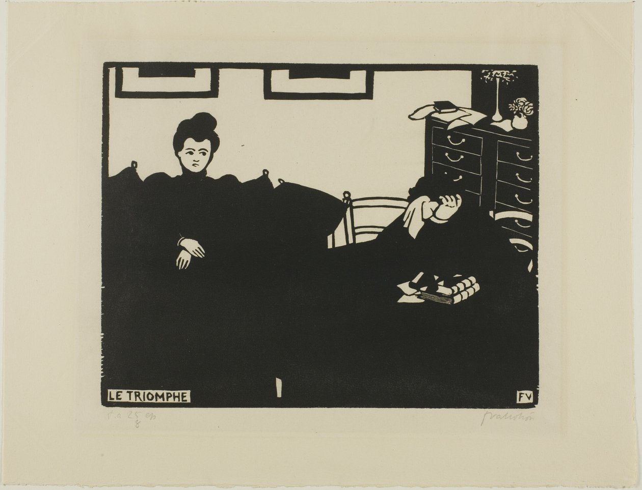 The Triumph, plate two from Intimacies by Felix Edouard Vallotton