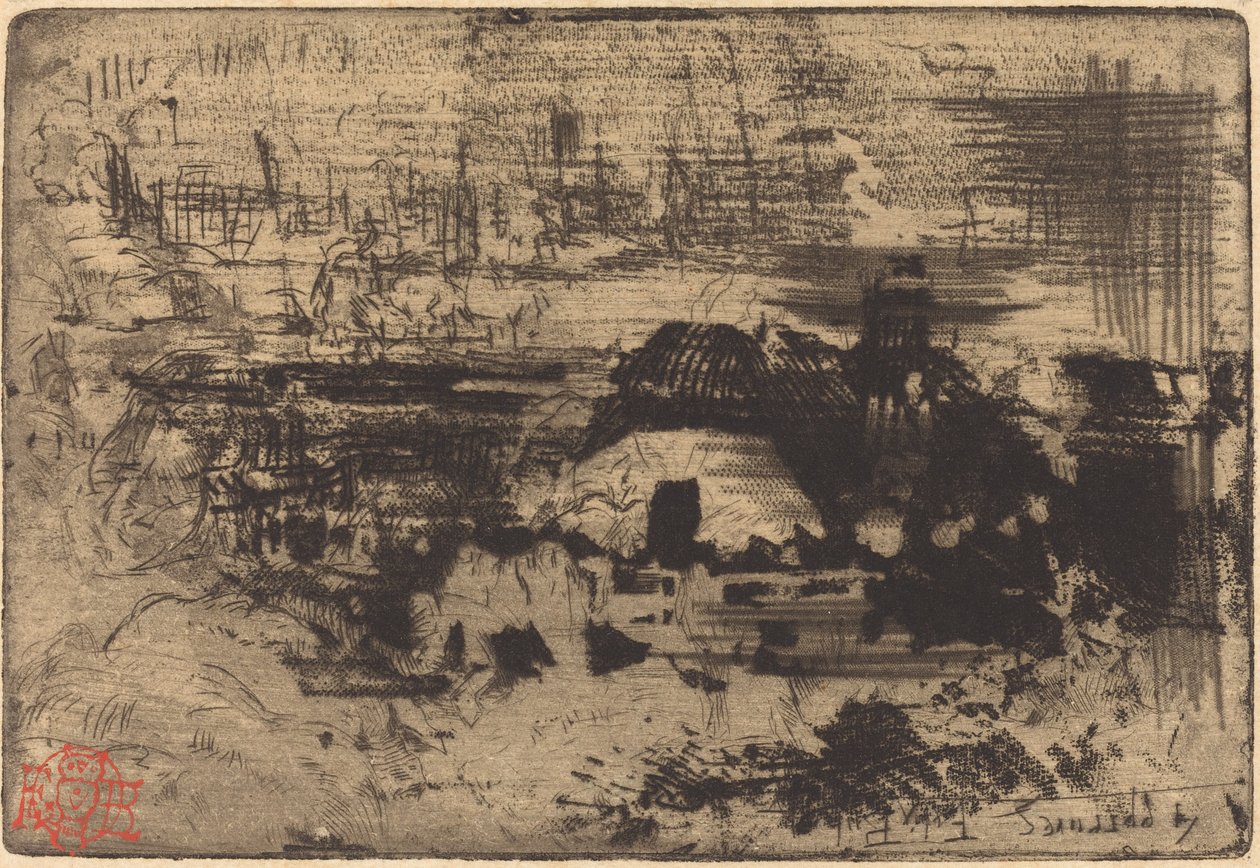 English Cottages by Felix Hilaire Buhot
