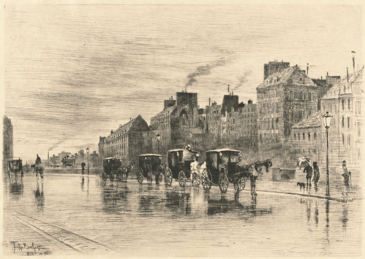 Winter Morning on the Quai de l