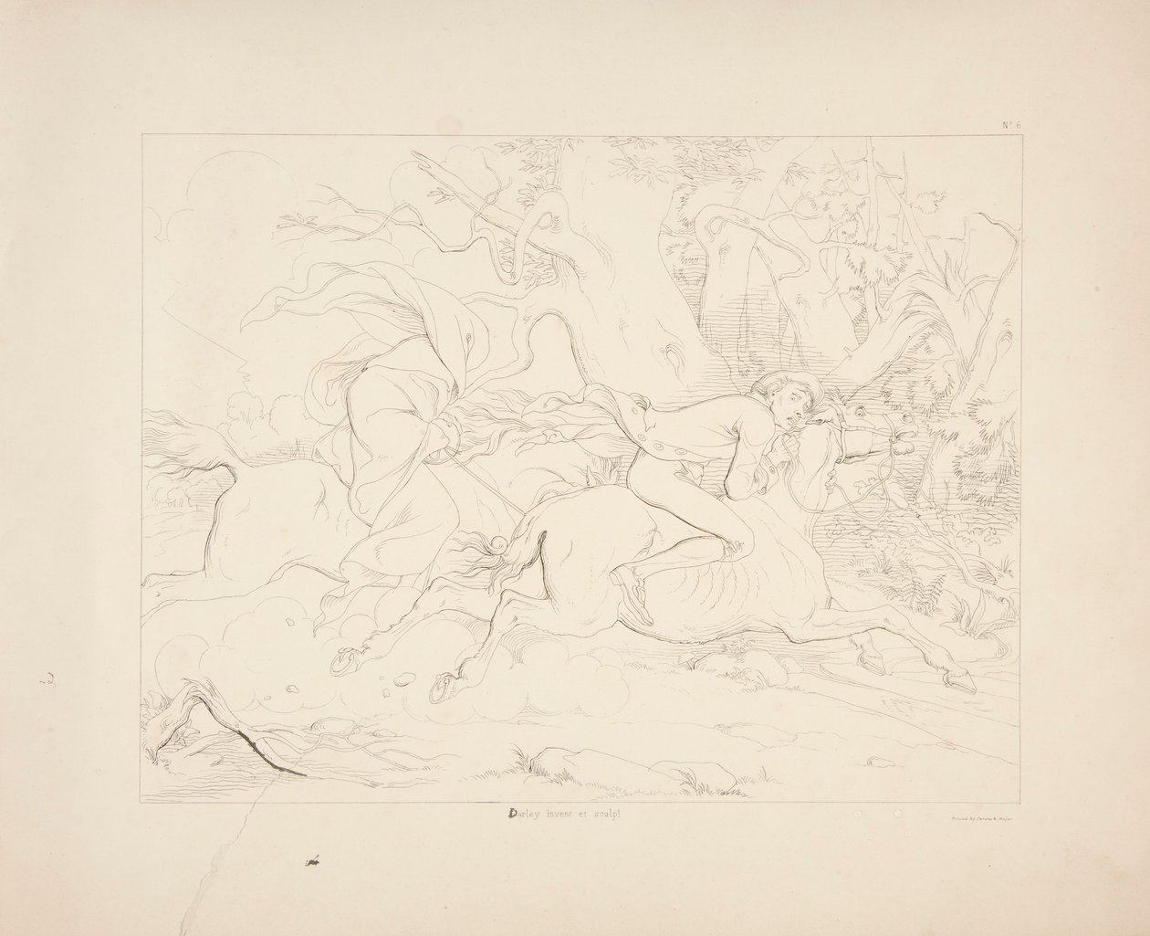 Legend of Sleepy Hollow, Sheet 6 of 6 by Felix O. C. Darley