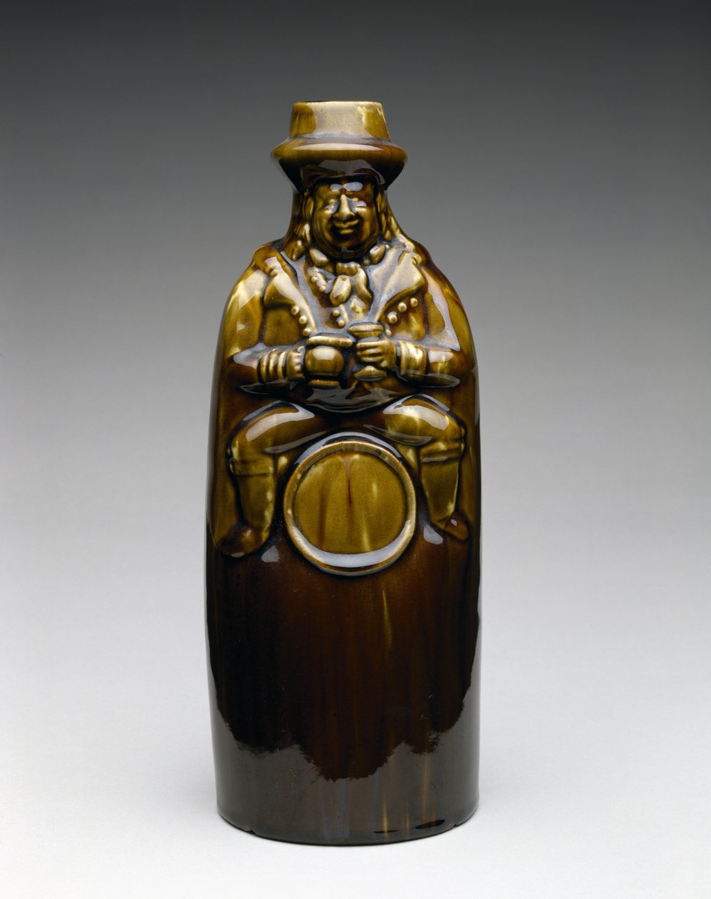 Toby Barrel Flask or Bottle by Fenton and Co. Lyman