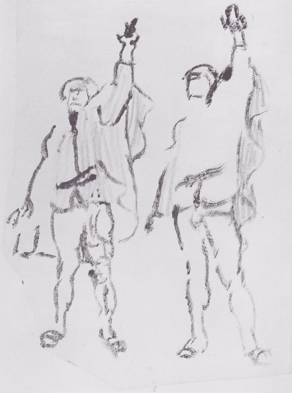 Two Swearing by Ferdinand Hodler