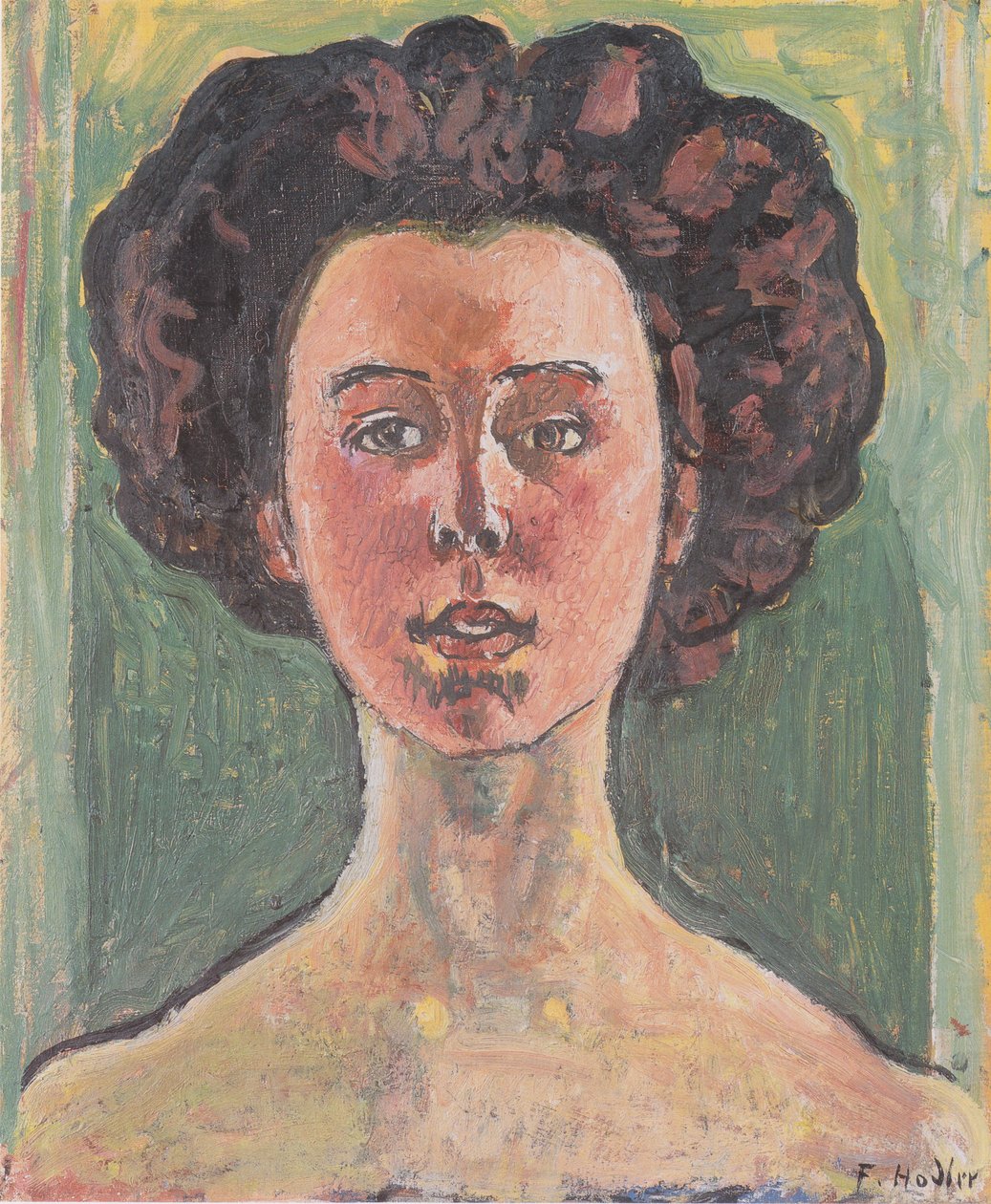 Portrait of Gertrud Müller by Ferdinand Hodler