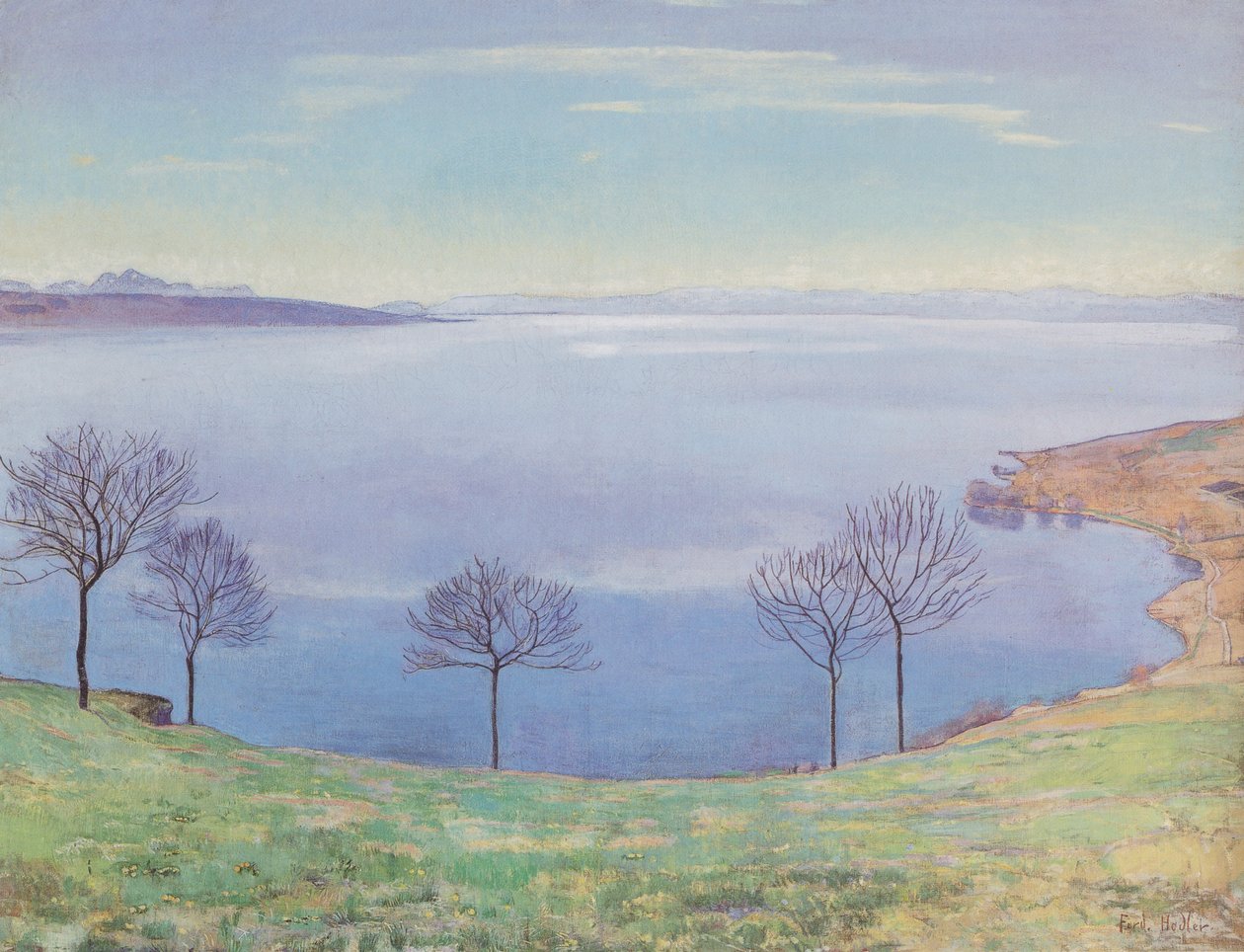Lake Geneva from Chexbres by Ferdinand Hodler