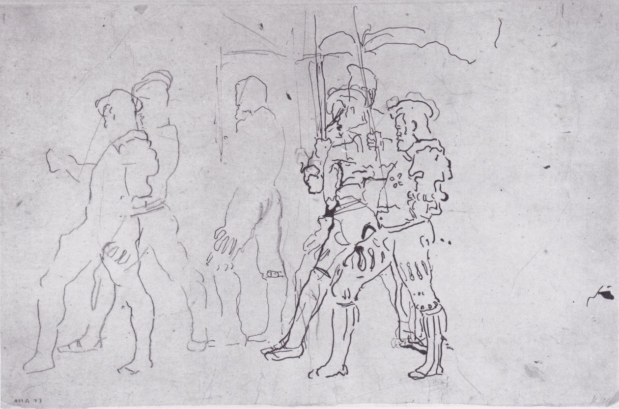 Warrior Striding to the Left by Ferdinand Hodler