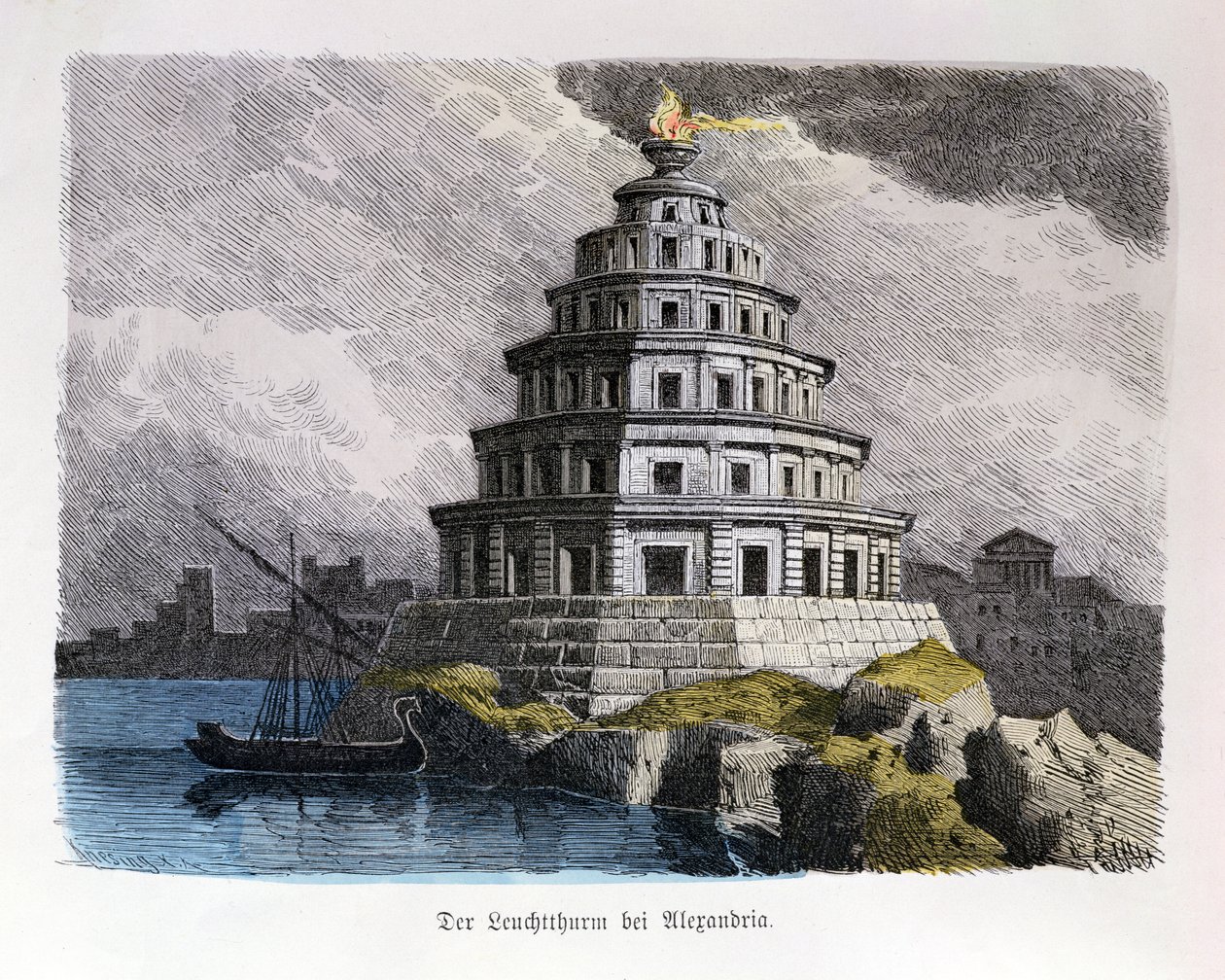 The Great Lighthouse of Alexandria, from a Series of the 