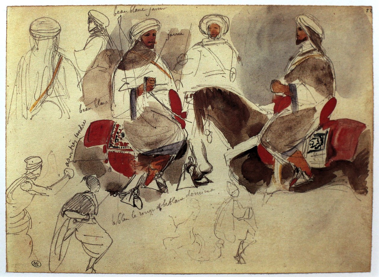 Morocco by Ferdinand Victor Eugene Delacroix