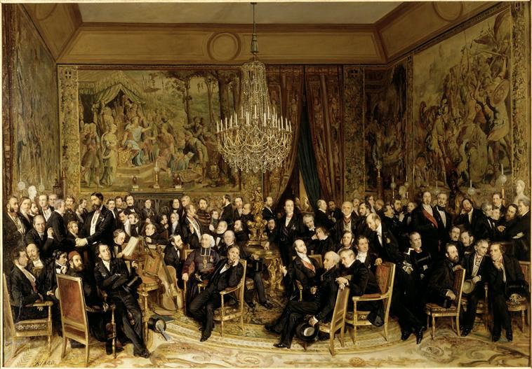 An Evening at the Louvre with Count de Nieuwerkerke by Ferdinand Victor Eugene Delacroix