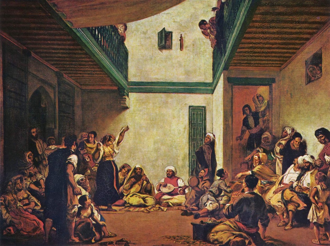 Jewish Wedding in Morocco by Ferdinand Victor Eugene Delacroix