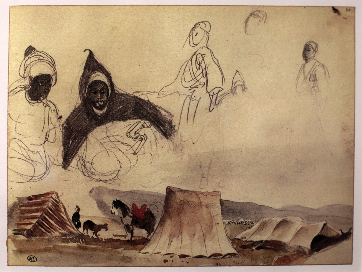 Morocco by Ferdinand Victor Eugene Delacroix