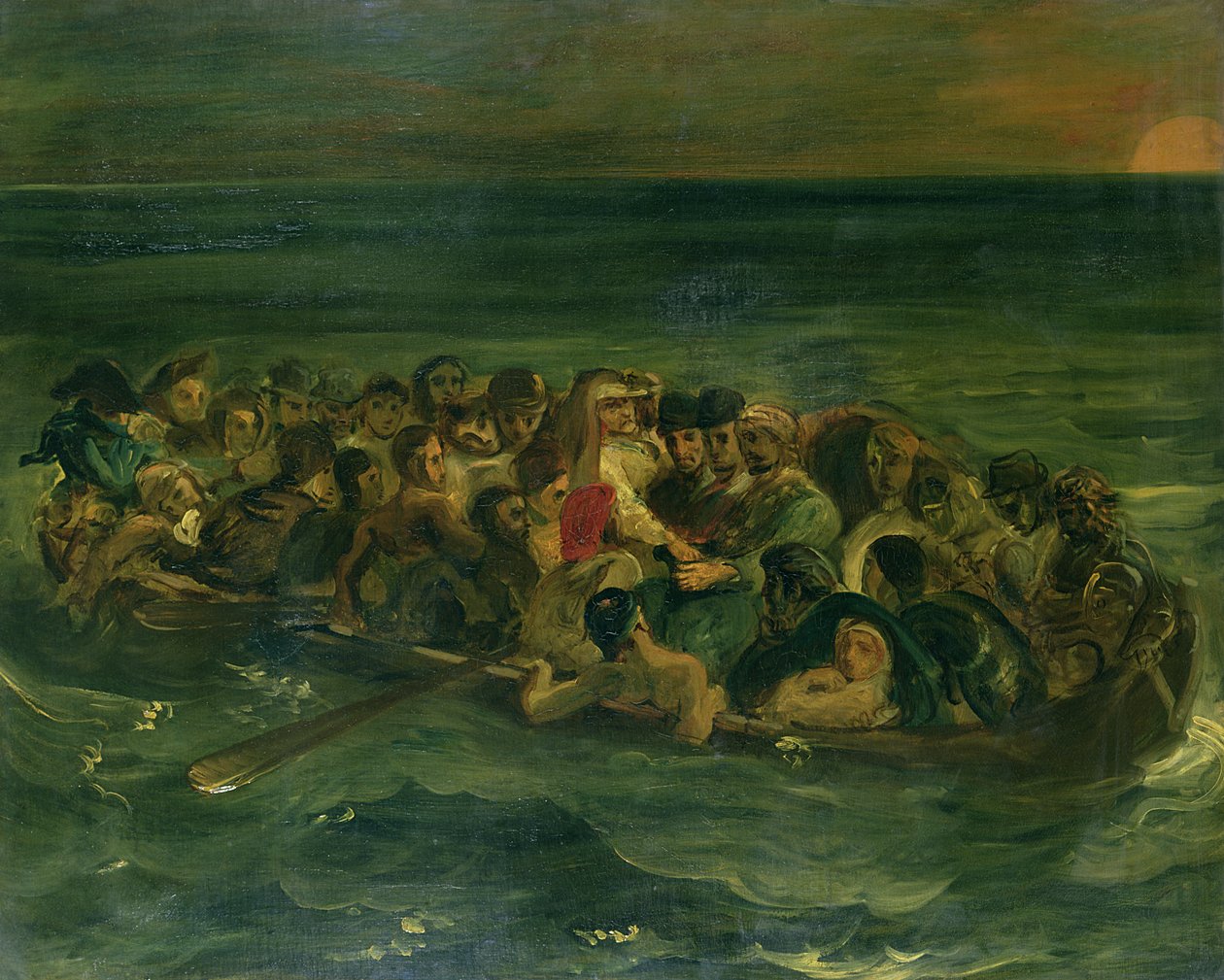 Sketch for The Shipwreck of Don Juan, 1839 by Ferdinand Victor Eugene Delacroix