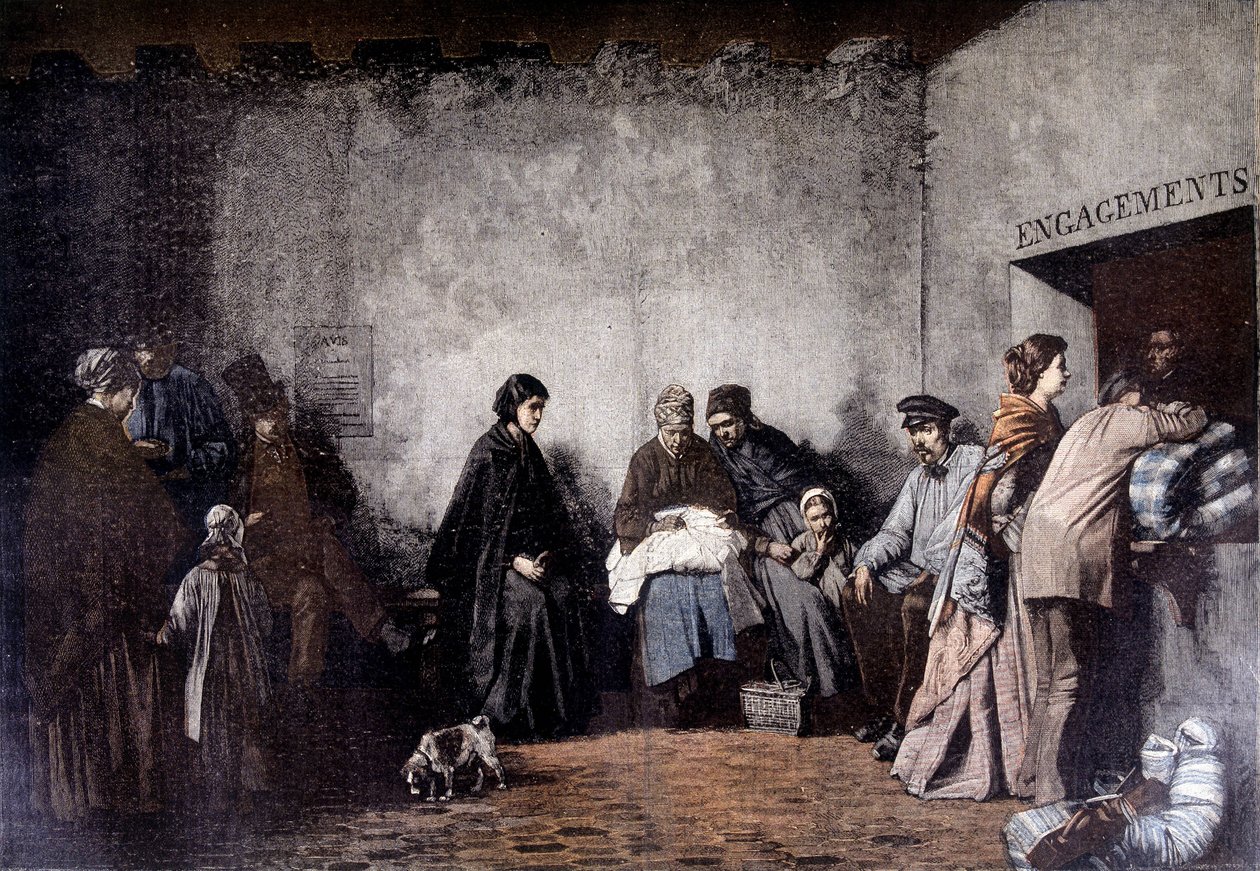 The Mount of Piety - from the painting of Heilbuth - in 