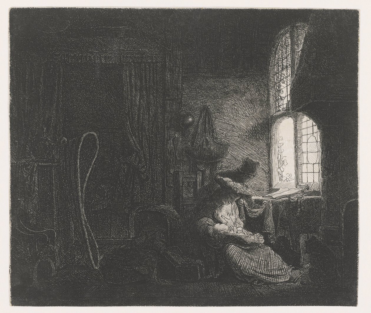 The Holy Family in a Room by Ferdinand Bol